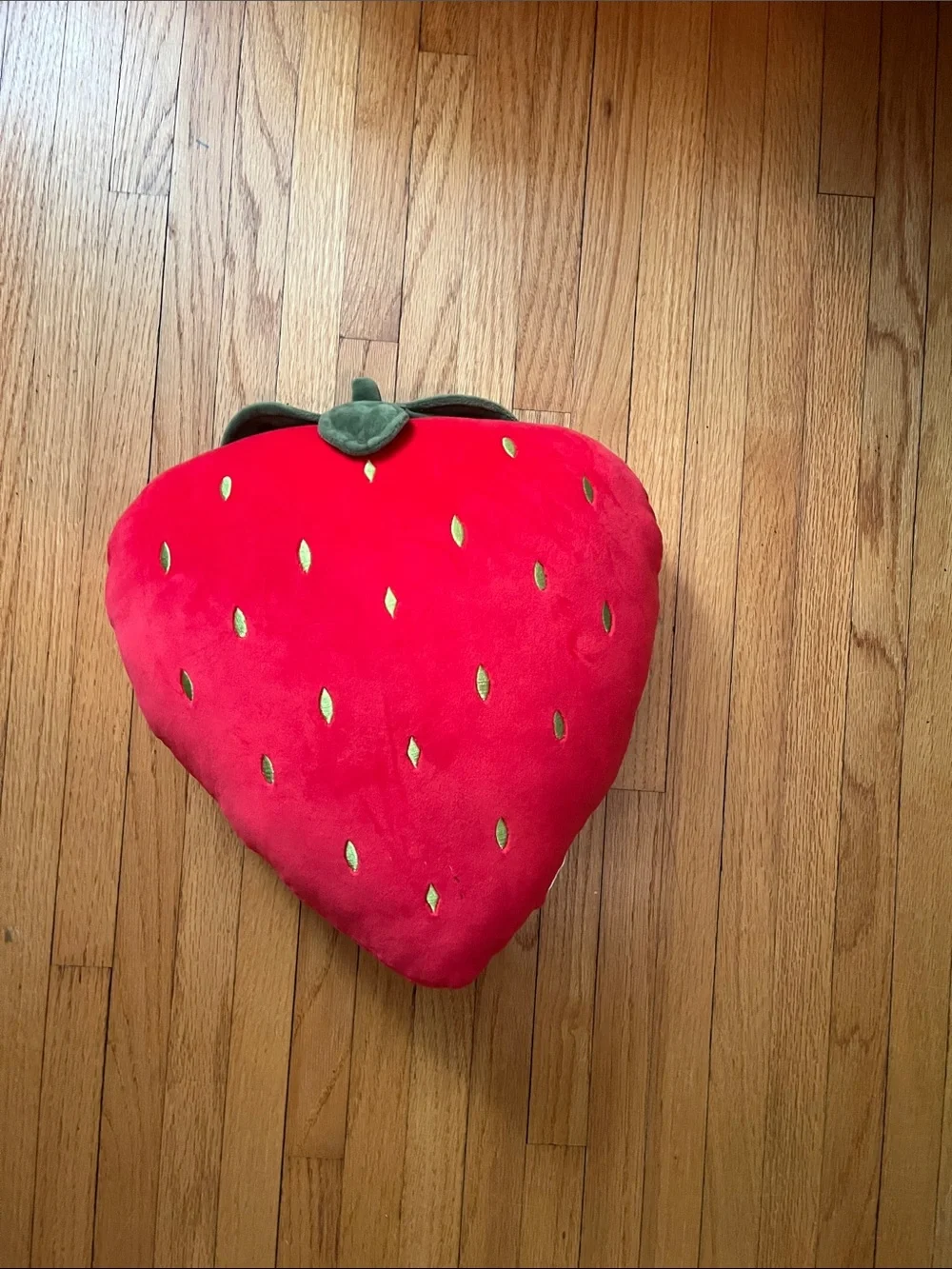 Strawberry plush pillow